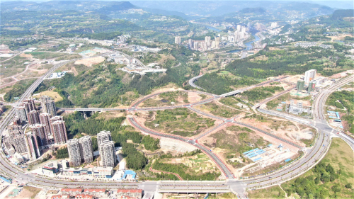 一分局通江县高明核心区市政道路建设项目顺利通过竣工验收